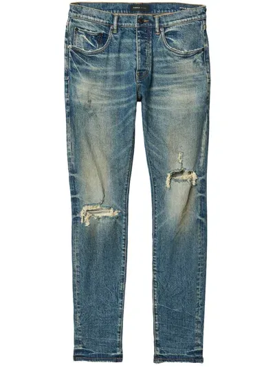 Purple Brand P001 9 To 5 Skinny Jeans In 蓝色