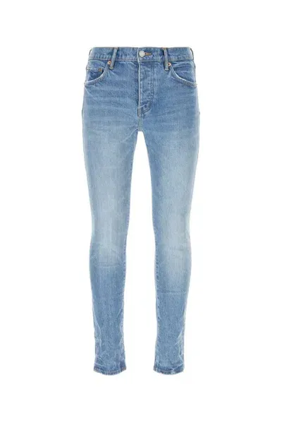 Purple Brand P001 Distressed Skinny Jeans In Blue