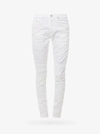 Purple Brand Trouser In White