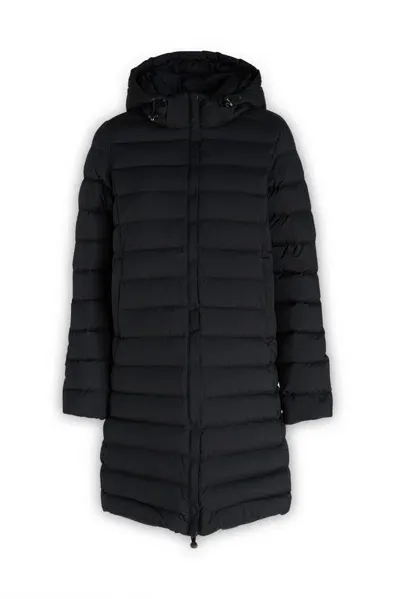 Pyrenex Quilted Hooded Jacket In Black