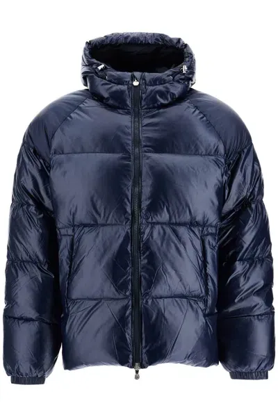 Pyrenex Sten 3 Shiny Down Jacket In Blue