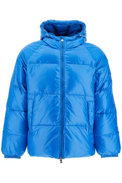 Pyrenex Sten 3 Shiny Down Jacket In Azzurro