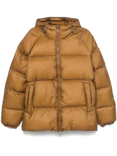 Pyrenex Sten Puffer Jacket In Brown