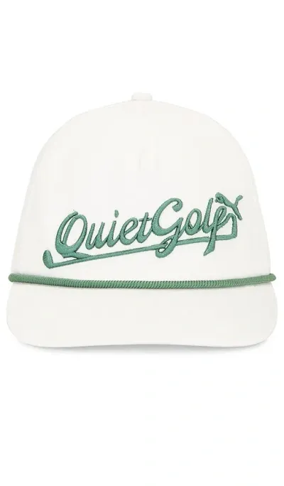 Quiet Golf Kappe In White