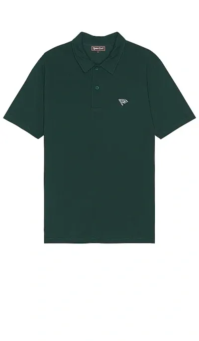 Quiet Golf Pennant Polo In Green