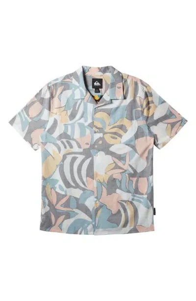 Quiksilver Larkspur Beach Club Camp Shirt