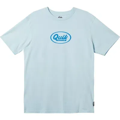 Quiksilver Speedy Organic Cotton Graphic T-shirt In Winter Sky