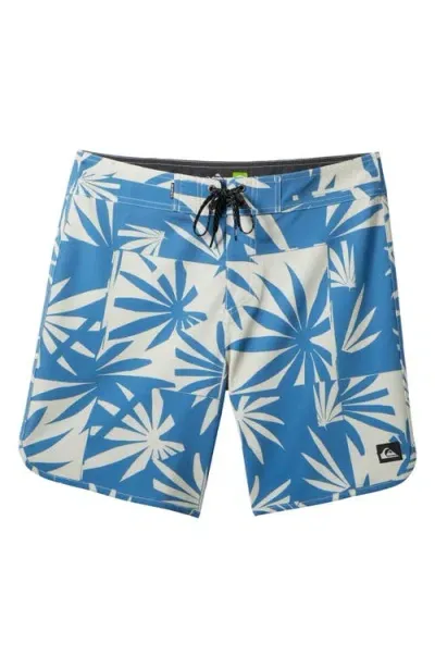 Quiksilver Surfsilk Scallop Board Shorts In Star Sapphire