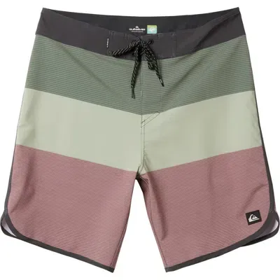 Quiksilver Surfsilk Tijuana Board Shorts In Grape Shake Organic