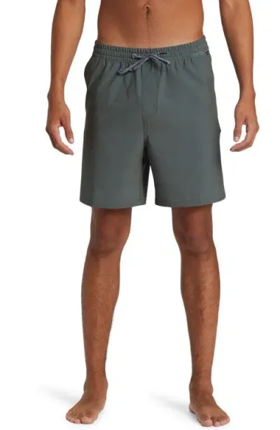 Quiksilver Taxer Amphibian 18 Water Repellent Recycled Polyester Board Shorts In Urban Chic