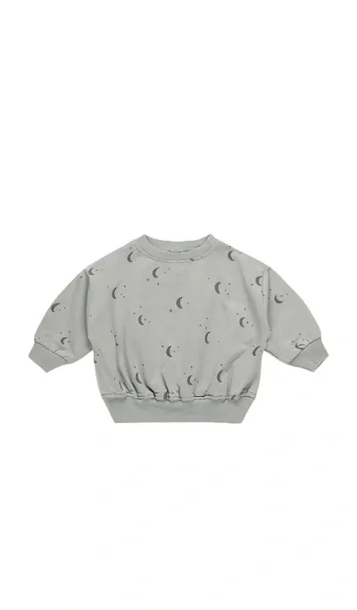 Quincy Mae Babies' Sweatshirt Mit Lässiger Passform In Gray