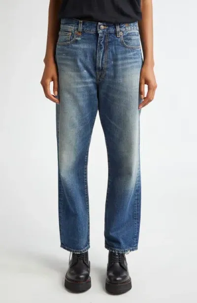 R13 Boyfriend Jeans In Garnet Blue