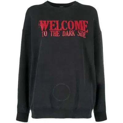 R13 Slogan-print Sweatshirt In Black