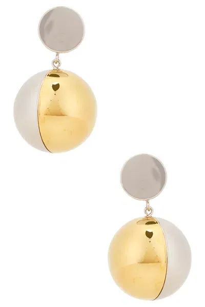 Rabanne Boucle D'oriell Earrings In Gold & Transparent