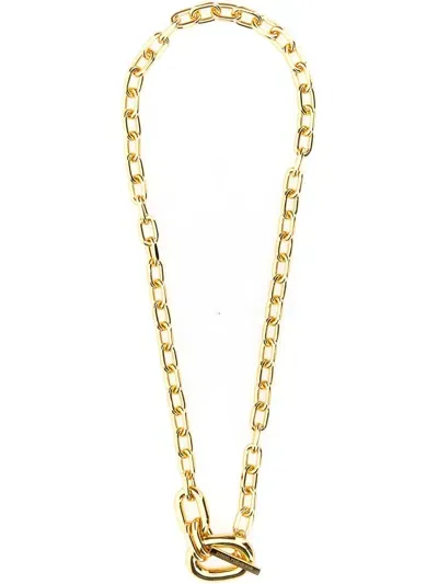 Rabanne Chain Necklace In Metallic