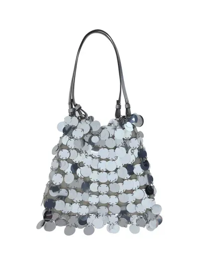 Rabanne Handbag In Silver