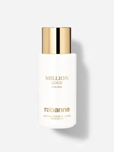 Rabanne Million Gold For Her Lait Pour Le Corps 200ml In White