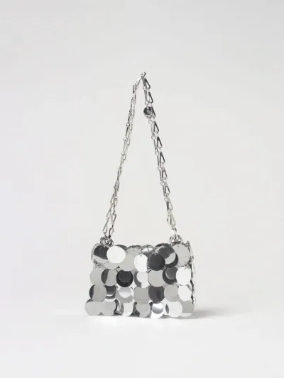 Rabanne Shoulder Bag  Woman In Silver