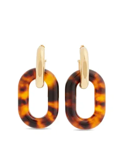 Rabanne Tartaruga Earrings In Gold