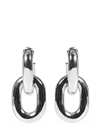 Rabanne Xl Link Essentials Earrings In Silver