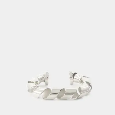 Rabanne Xl Link Twist Cuff Bracelet -  - Metal - Silver