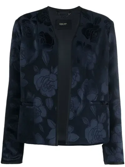 Rachel Comey Kitson Floral-jacquard Blazer In Blue