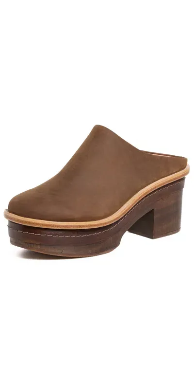 Rachel Comey Sesley Clogs Chestnut