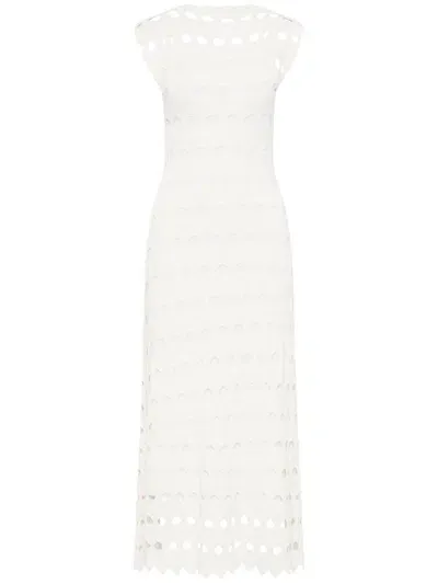 Rachel Gilbert Quinlan Cut-out Detailed Dress In Ivory