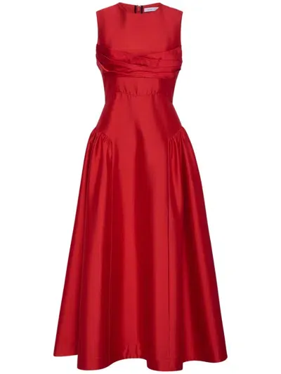 Rachel Gilbert Sawyer Midi Dress In Red