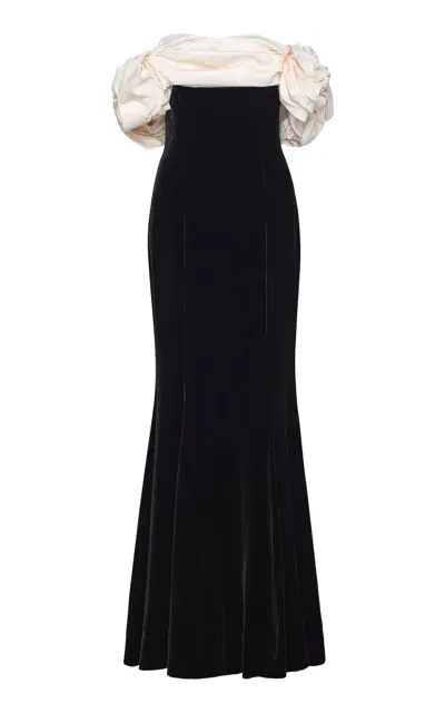 Rachel Gilbert Virgo Gown In Black