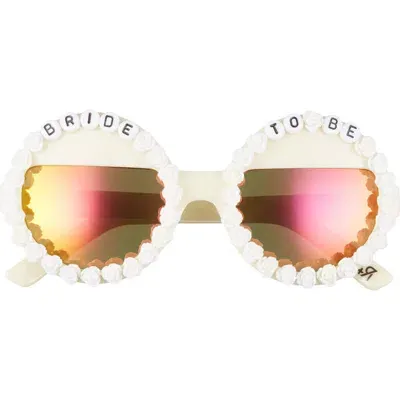 Rad + Refined Bride To Be Round Sunglasses In Multi