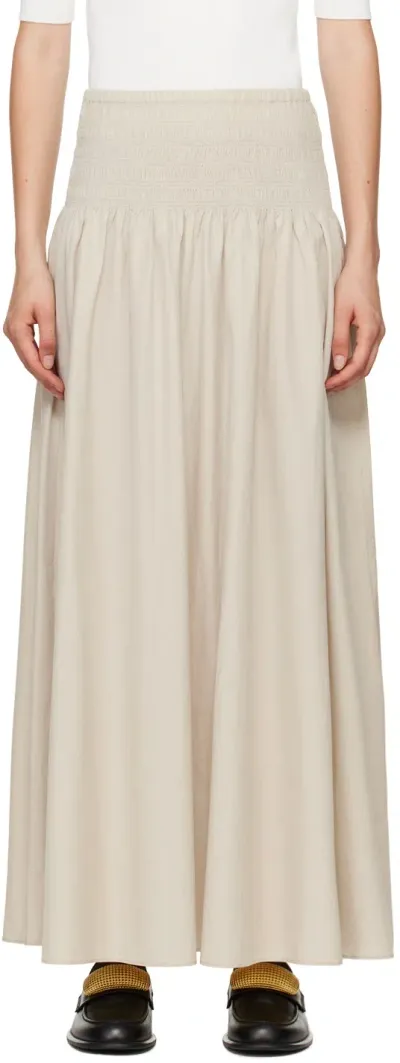 Rag & Bone Beige Alicia Maxi Skirt