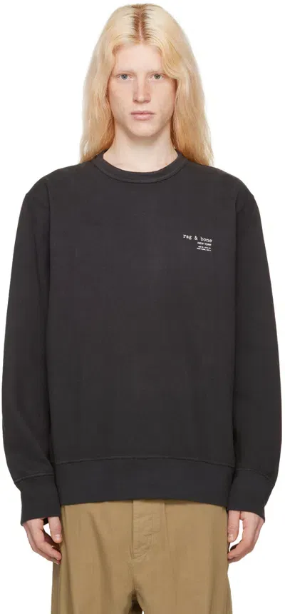 Rag & Bone Black Damon Sweatshirt