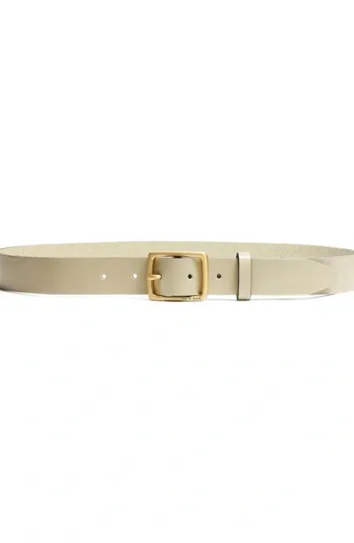 Rag & Bone Boyfriend Leather Belt In Greige