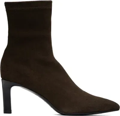 Rag & Bone Brown Britt Suede Boots In Drkespsosd