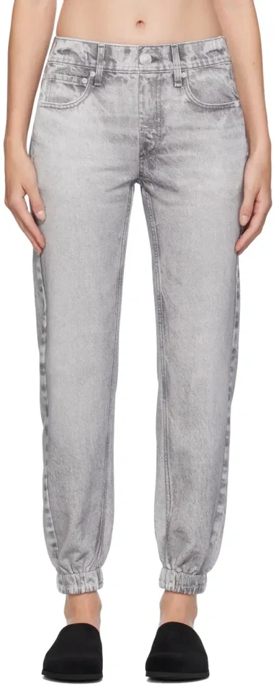 Rag & Bone Gray Miramar Jogger Lounge Pants In Icygrey