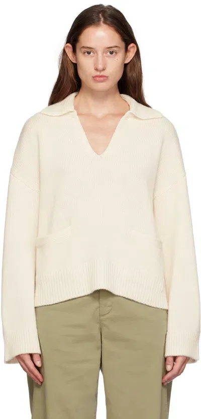 Rag & Bone Off-white Danica Polo In Ivory