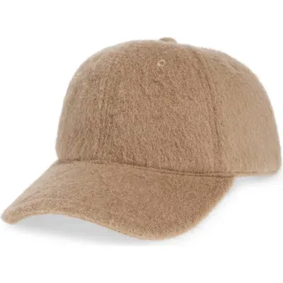 Rag & Bone Cozy Baseball Cap In Tan