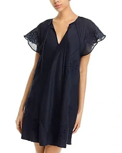 Rag & Bone Embroidered Delancy Mini Dress In Salute