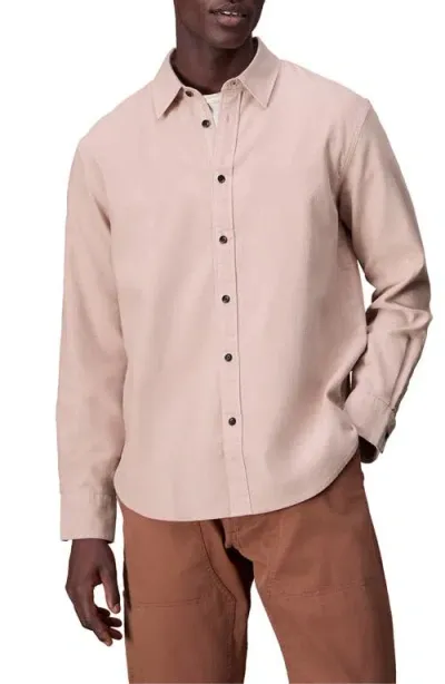 Rag & Bone Finch Corduroy Button-up Shirt In Rosepink