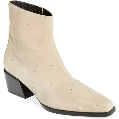 Rag & Bone Joni Studded Suede Ankle Boots In Lightsands