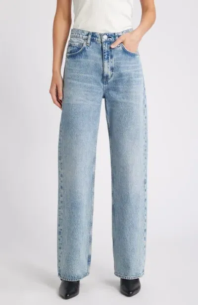 Rag & Bone Shea High Waist Wide Leg Jeans In Quincy