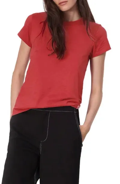 Rag & Bone The Slub T-shirt In Red