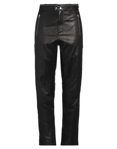 Rag & Bone Black Sedona Moto Leather Pants