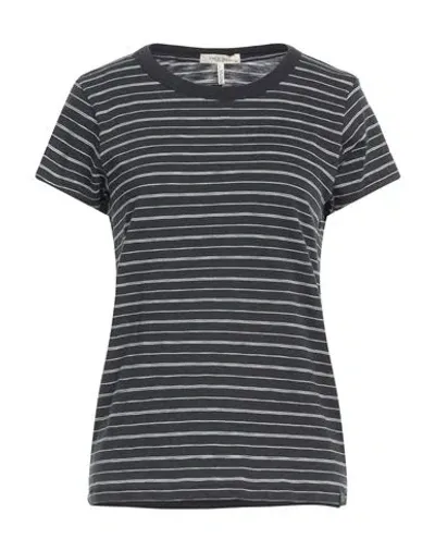 Rag & Bone Woman T-shirt Steel Grey Size L Organic Cotton