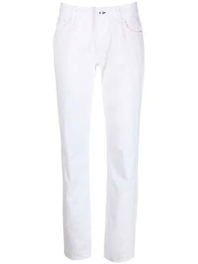 Rag & Bone Straight-leg Jeans In White