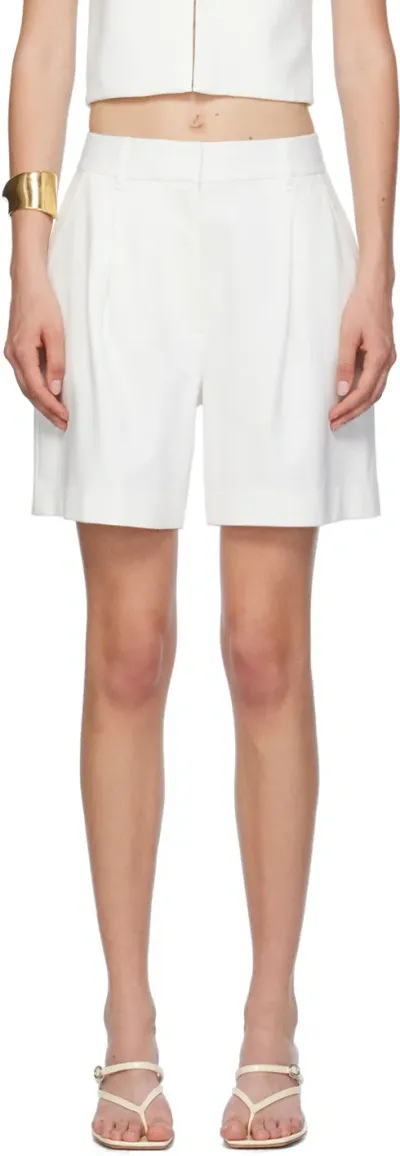 Rag & Bone White Irina Shorts In Wht