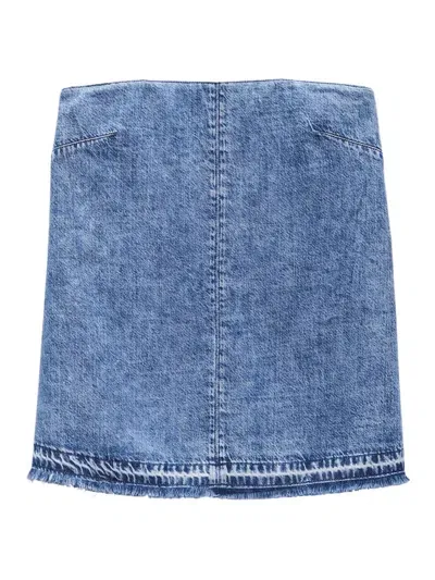 Rag & Bone Aurora Featherweight Strapless Denim Top In Delmar