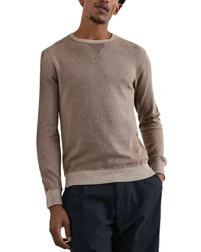 Rails Burns Cotton Cashmere Sweater In Mocha Heather