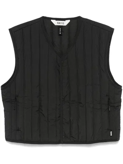 Rains Banja Gilet In 黑色